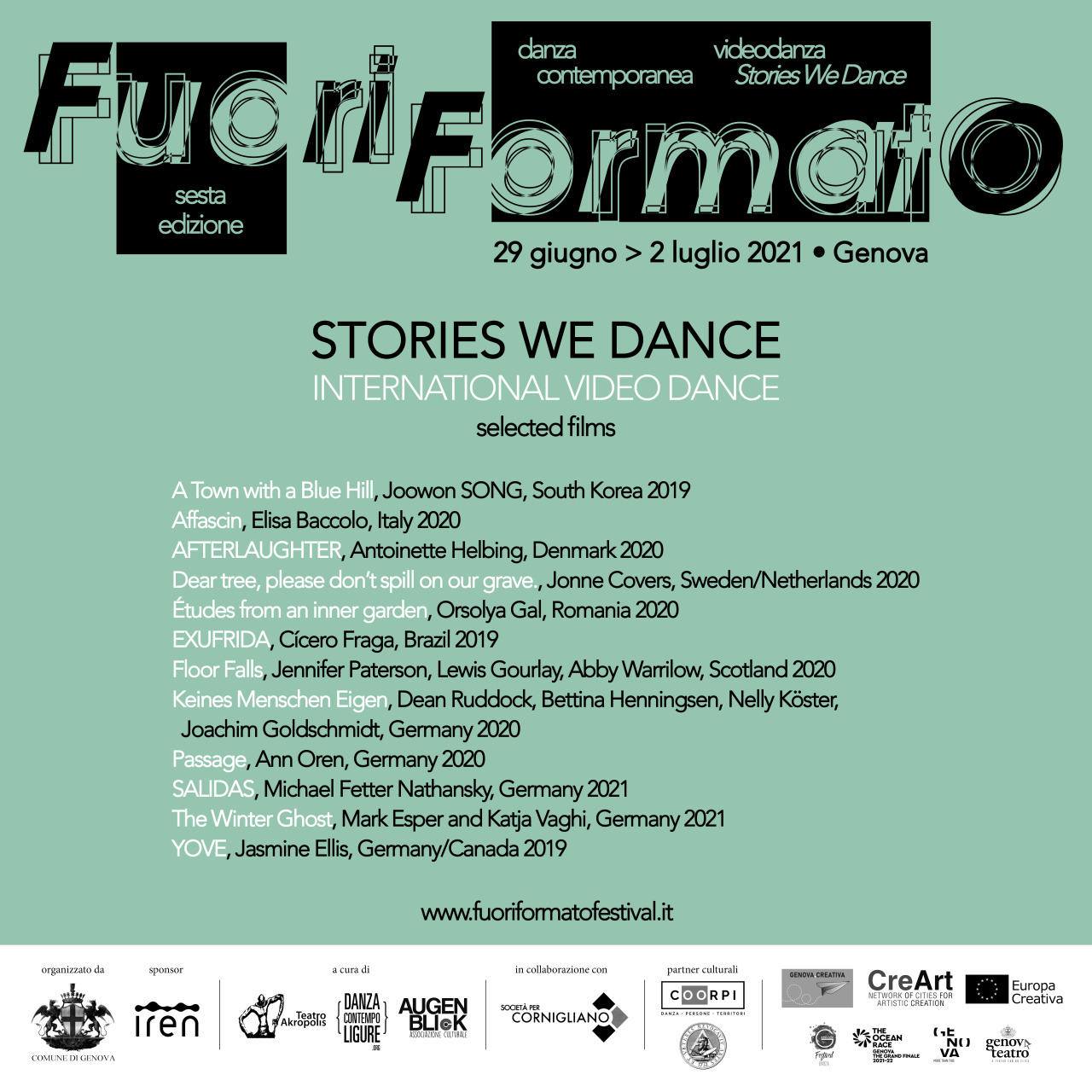 FuoriFormato - Stories We Dance 2021. Festival internazionale di danza